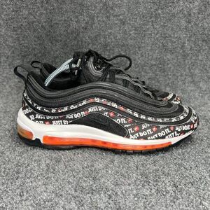 Nike Air Max 97 Shoes Mens Size 9.5 Black Just Do It Pack Athletic Retro Sneaker